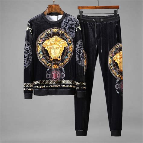 cheap versace tracksuit for sale|designer velour tracksuits for men's.